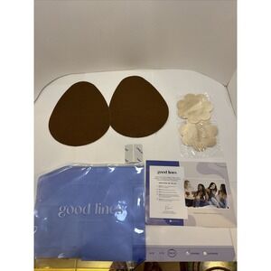 Good Lines Classic Cut Boob Tape & 2 Pairs Nipple Cover Kit DD/E Chocolate
